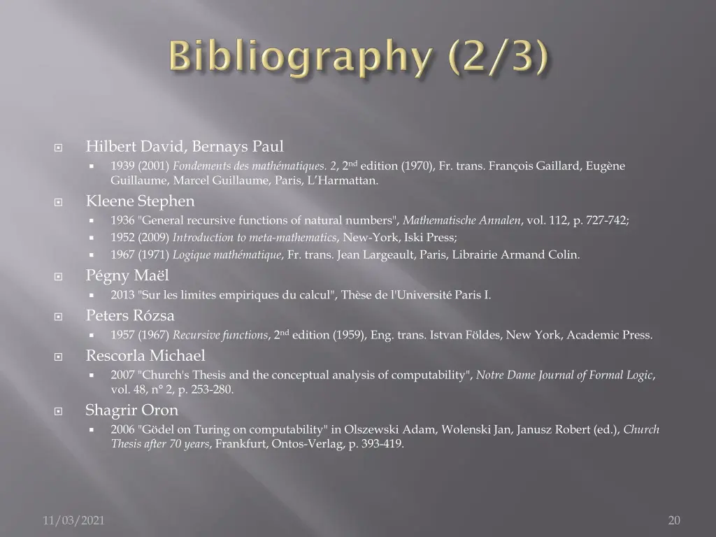 hilbert david bernays paul 1939 2001 fondements