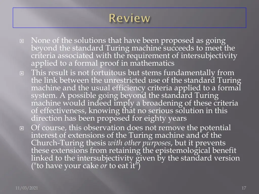 none of the solutions that have been proposed