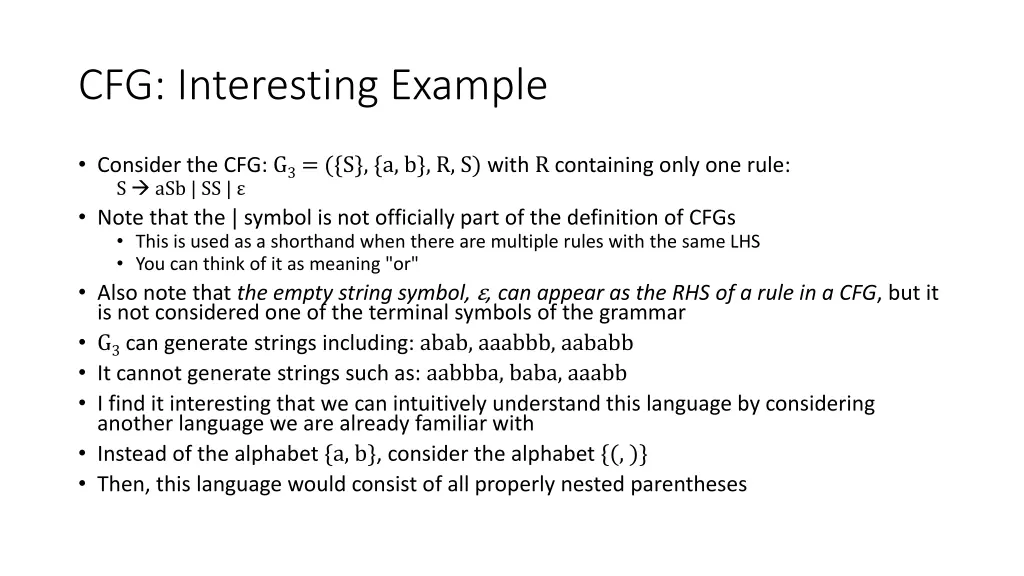 cfg interesting example