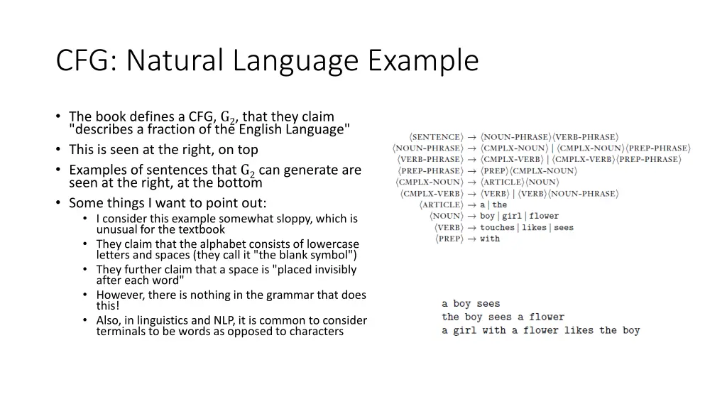cfg natural language example