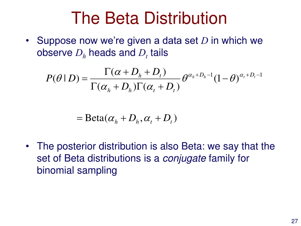 the beta distribution 1