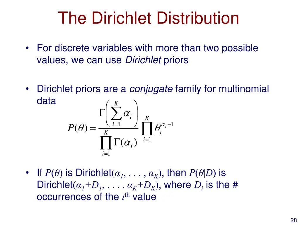 the dirichlet distribution