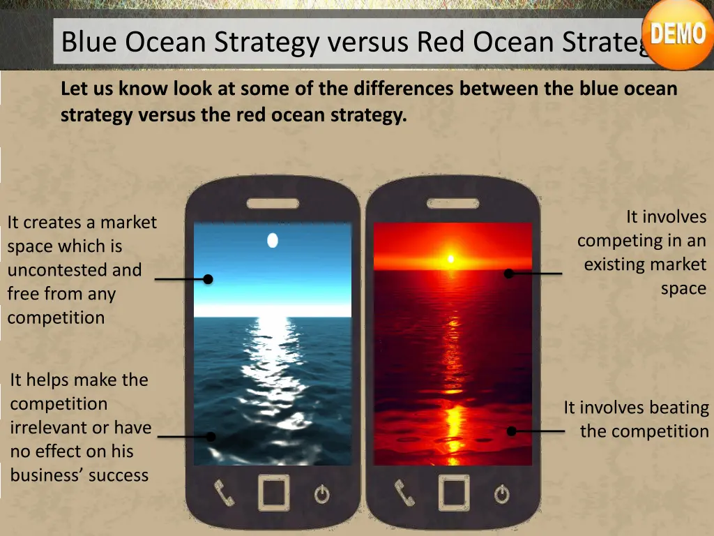 blue ocean strategy versus red ocean strategy