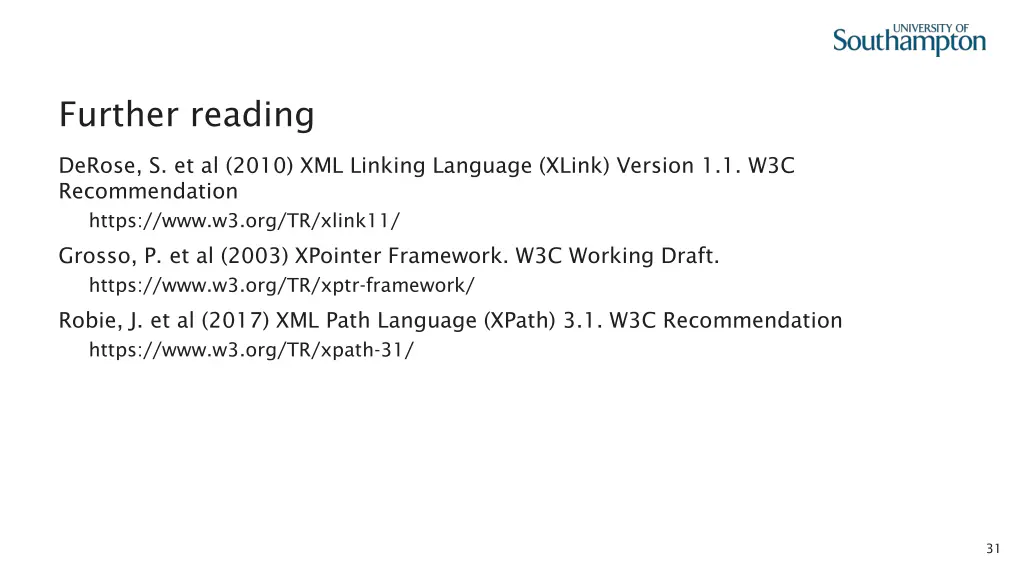 further reading