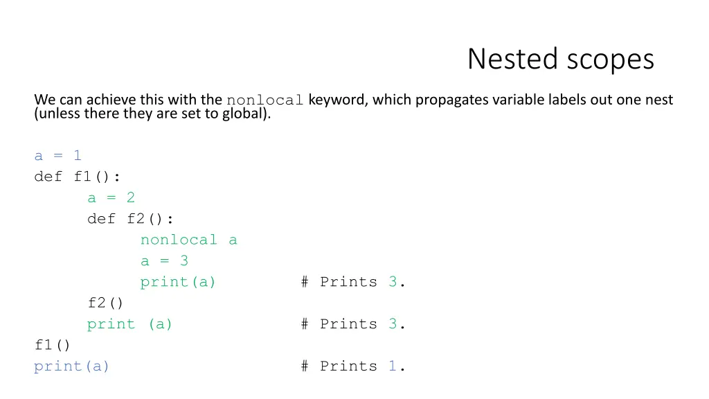 nested scopes 1