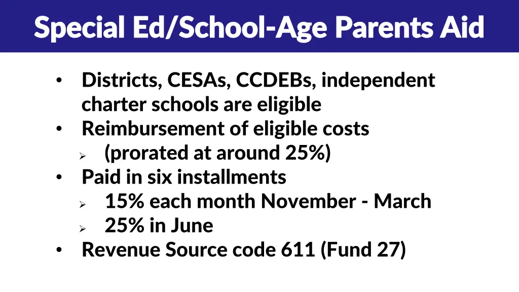 special ed school special ed school age parents