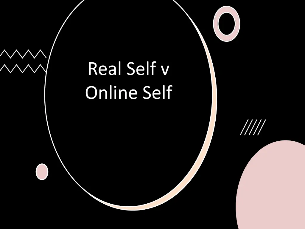 real self v online self