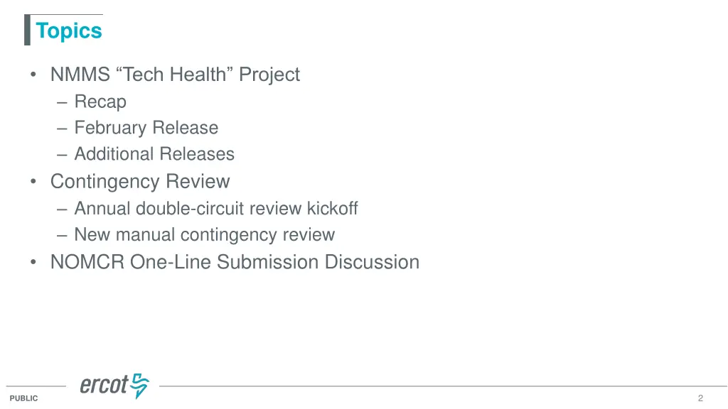 topics