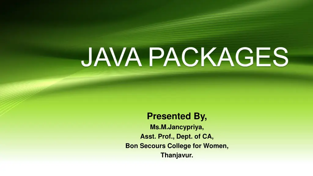 java packages