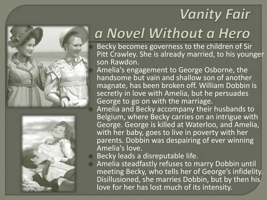 becky becomes governess to the children