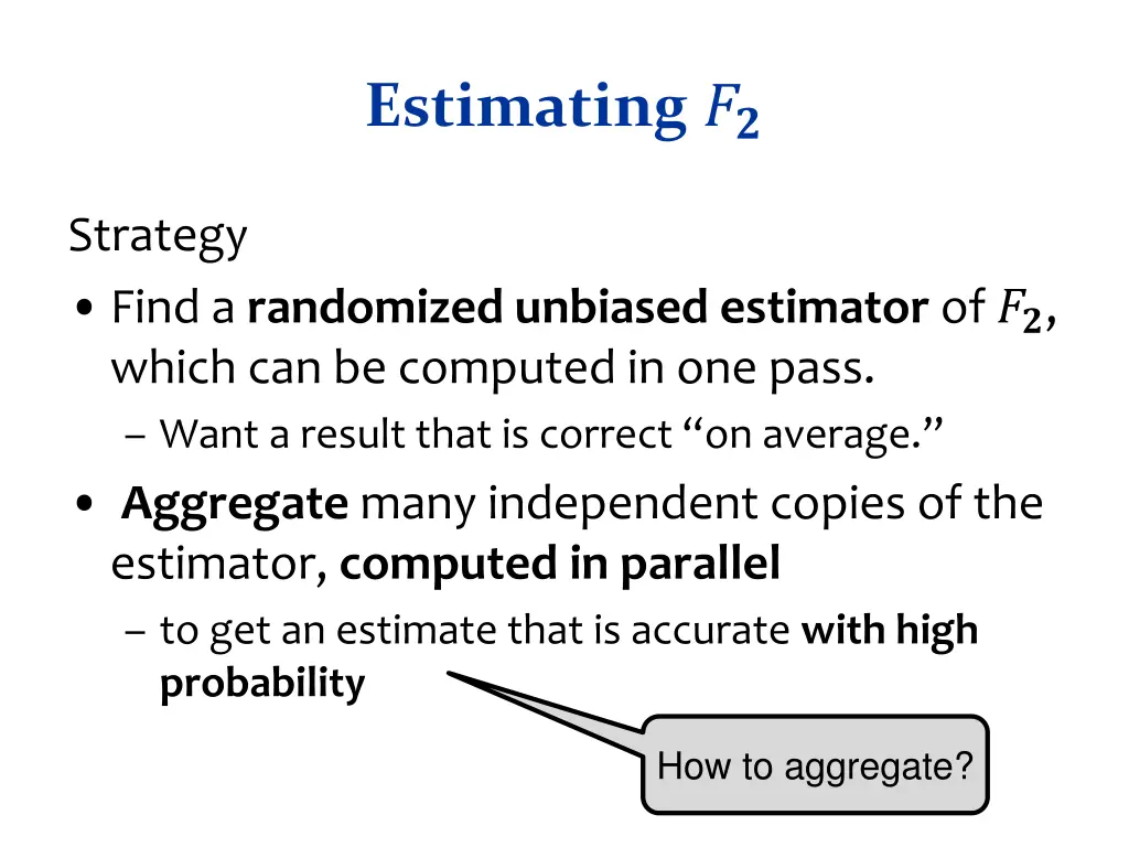 estimating