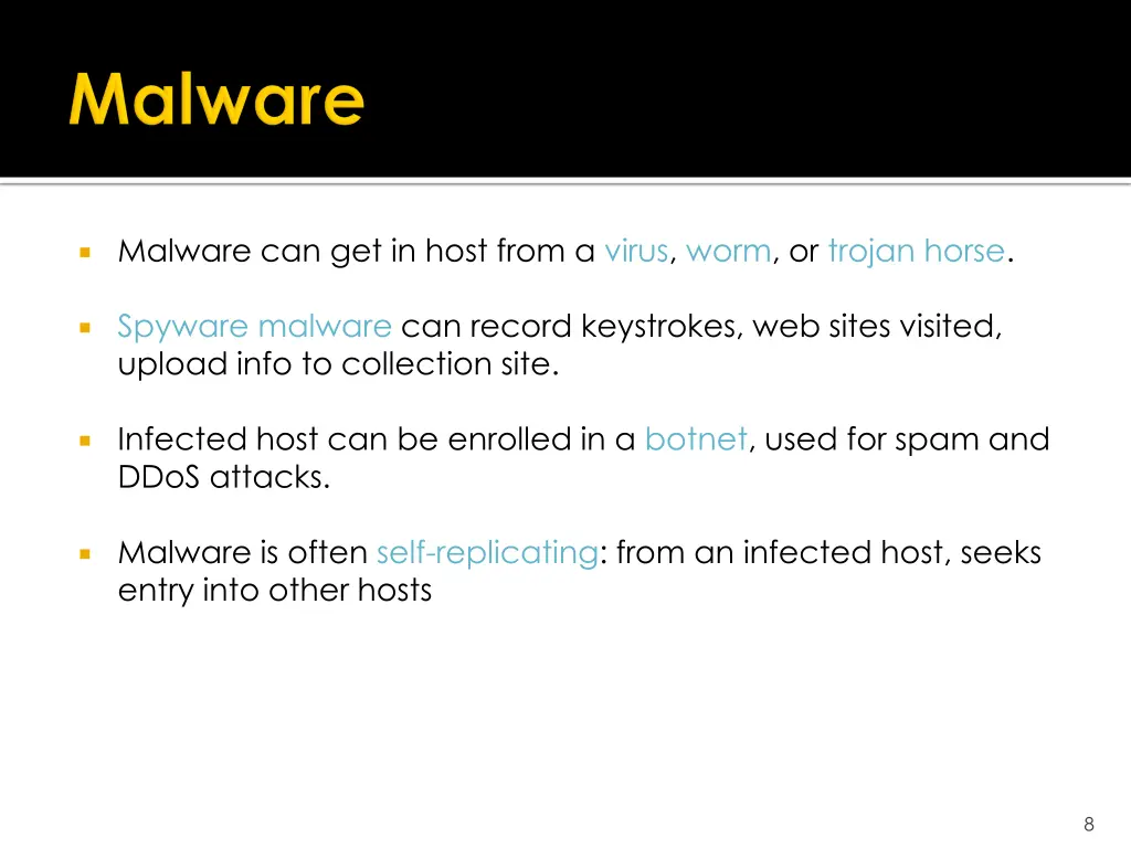 malware can get in host from a virus worm