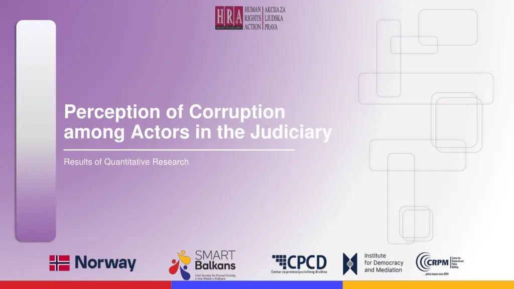 perception of corruption among actors