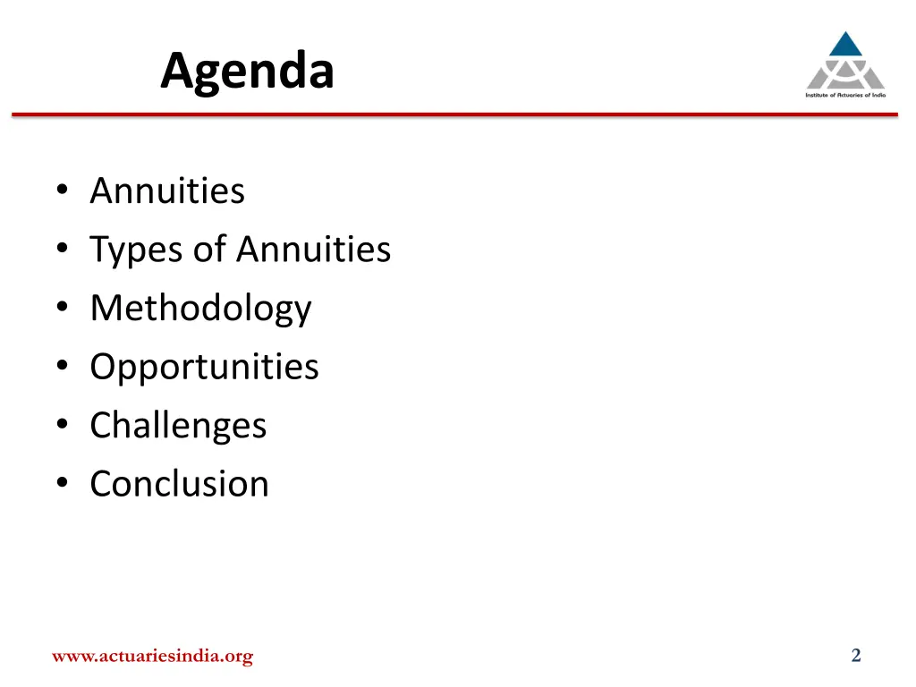 agenda