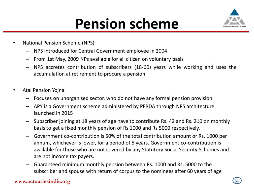 pension scheme