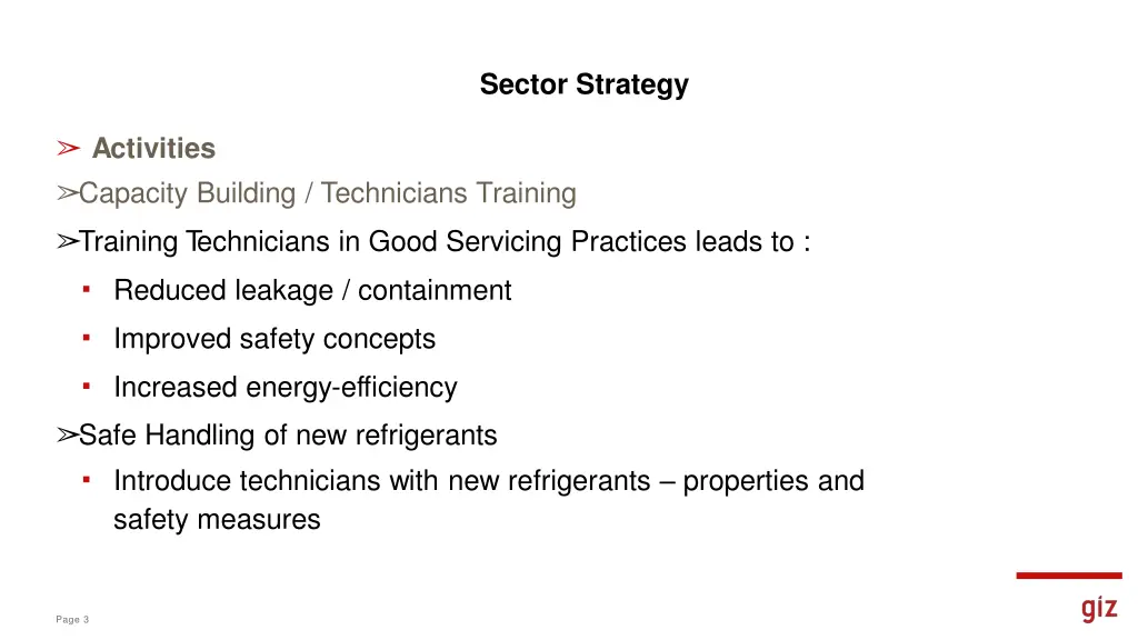 sector strategy