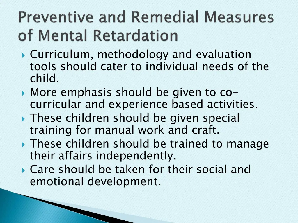 curriculum methodology and evaluation tools