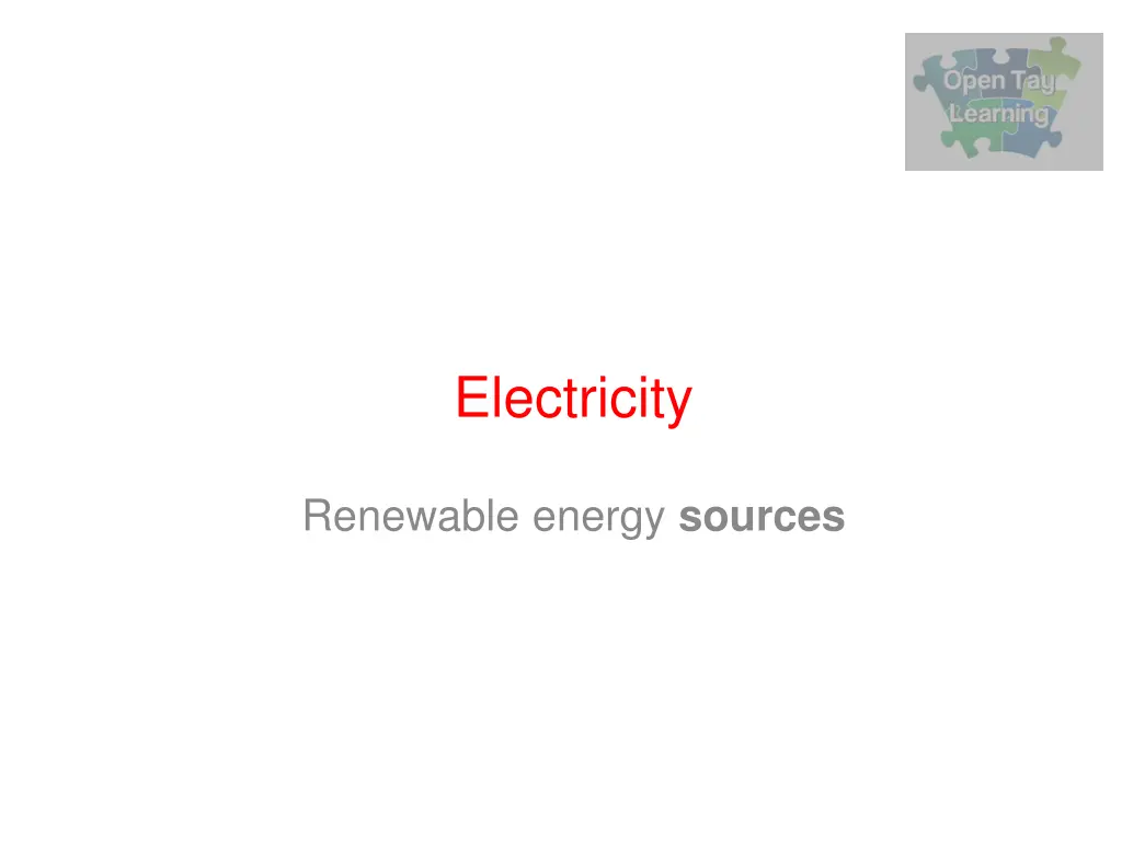 electricity