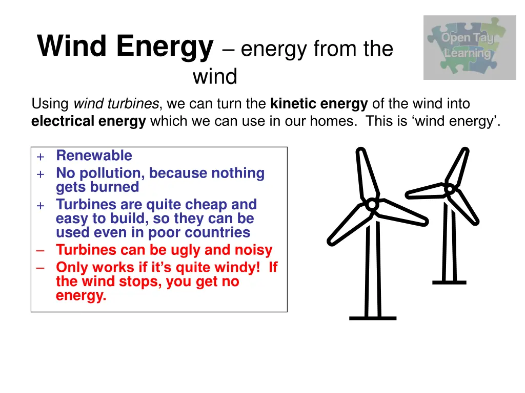 wind energy energy from the wind using wind