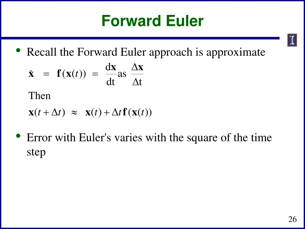 forward euler