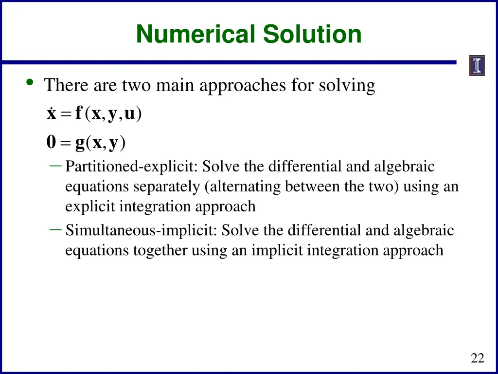numerical solution