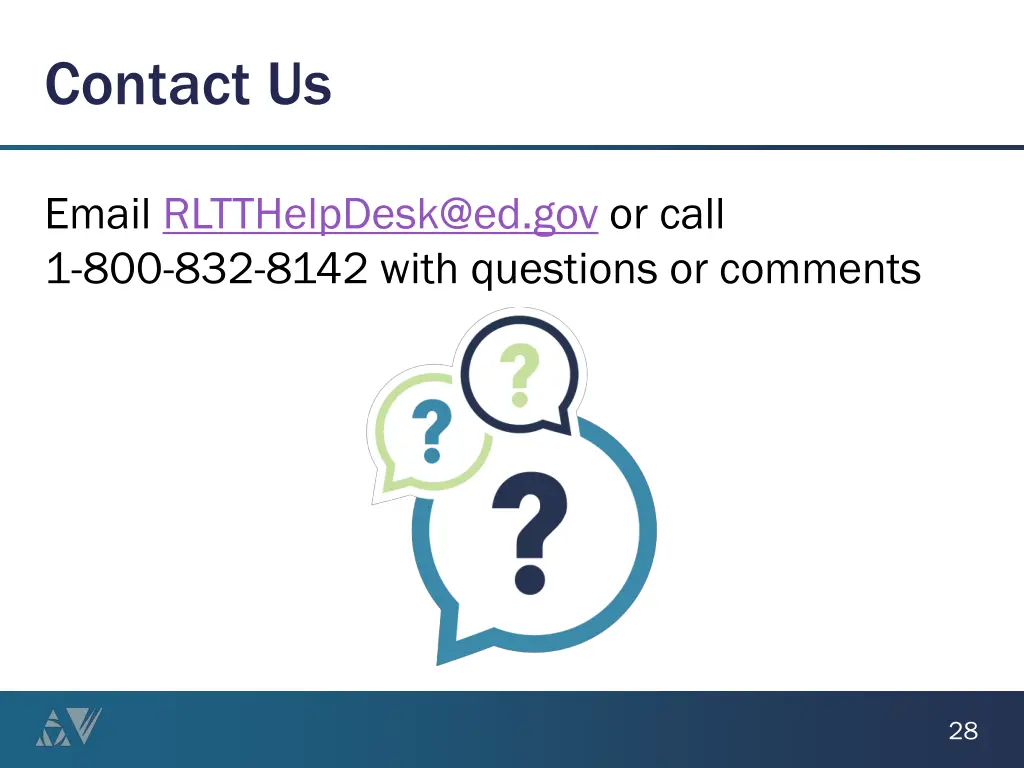 contact us