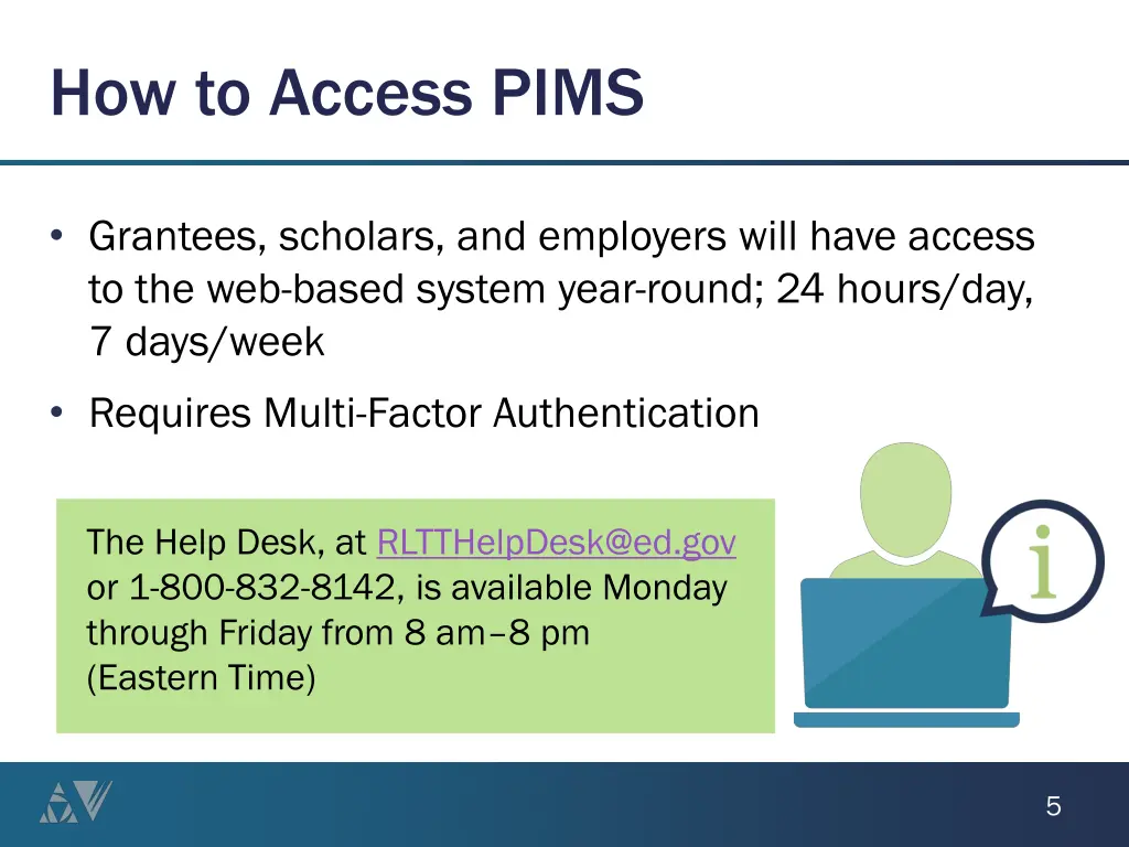 how to access pims