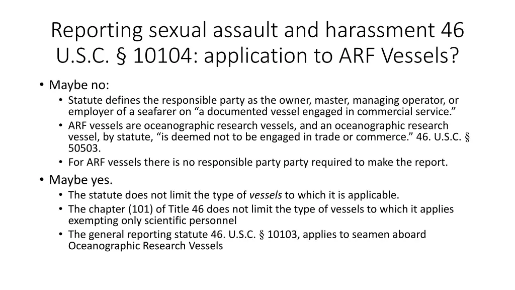 reporting sexual assault and harassment 4