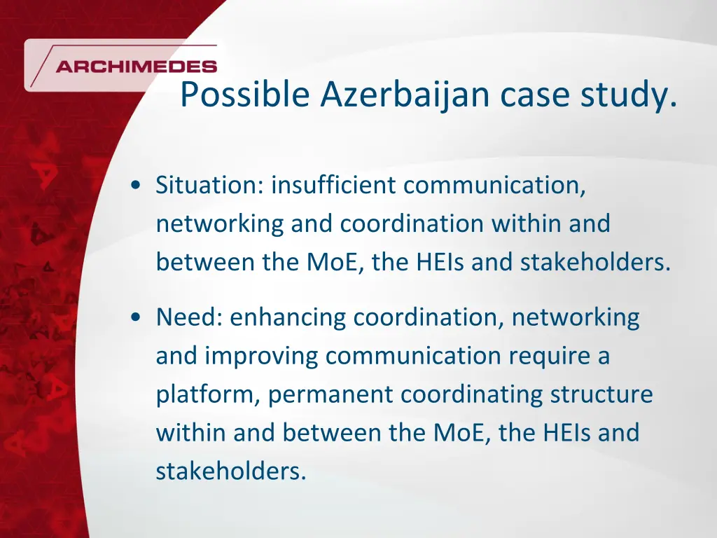 possible azerbaijan case study