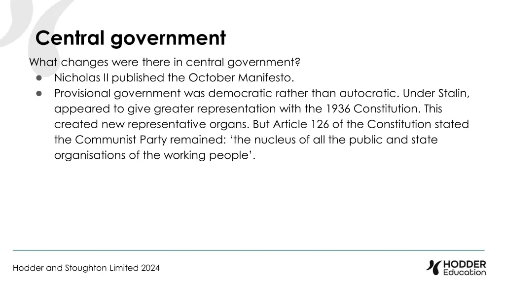 central government