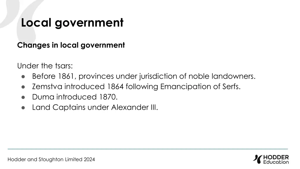 local government