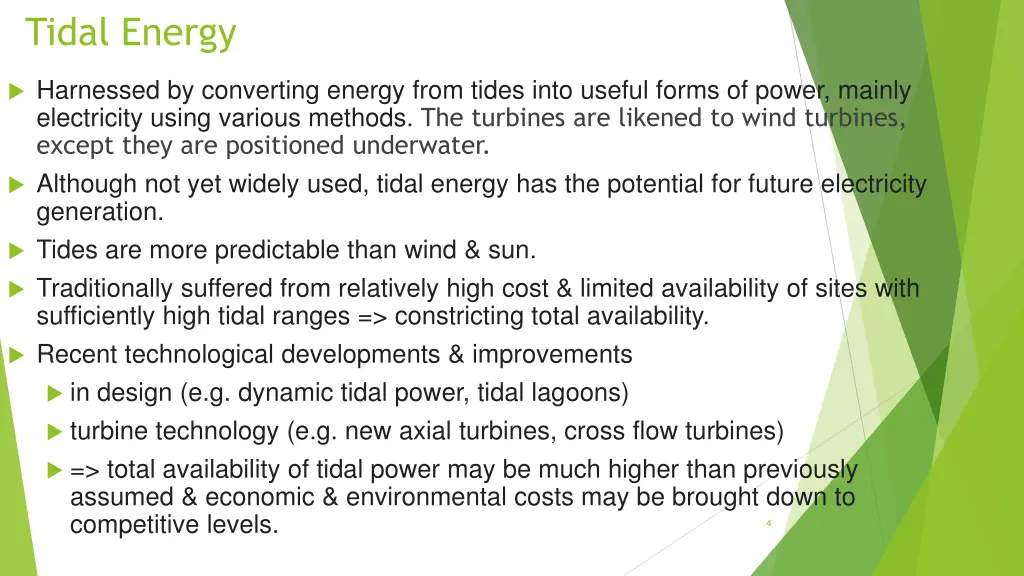 tidal energy