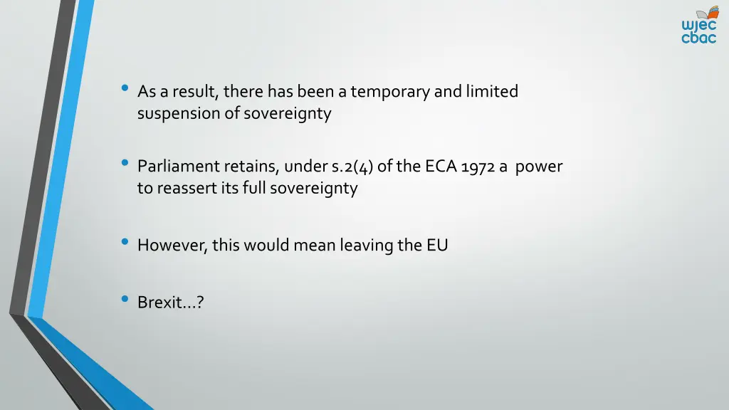 as a result there has been a temporary