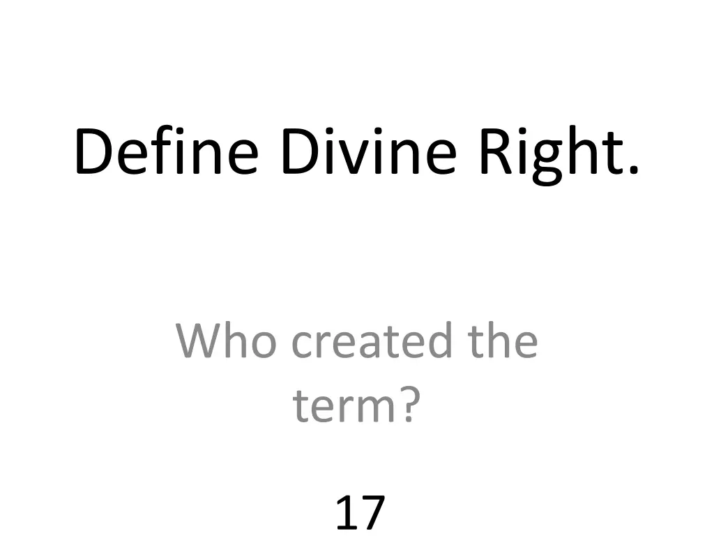 define divine right