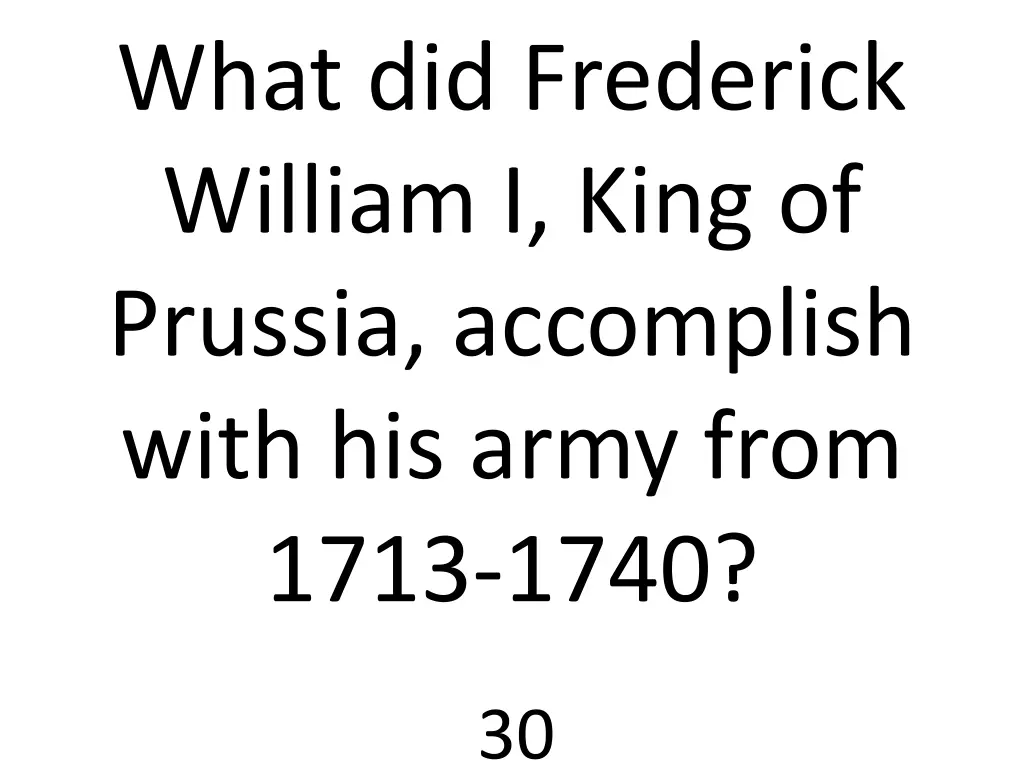 what did frederick william i king of prussia
