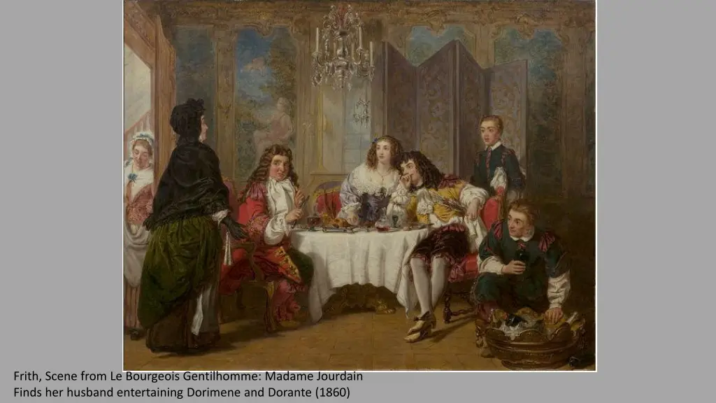 frith scene from le bourgeois gentilhomme madame