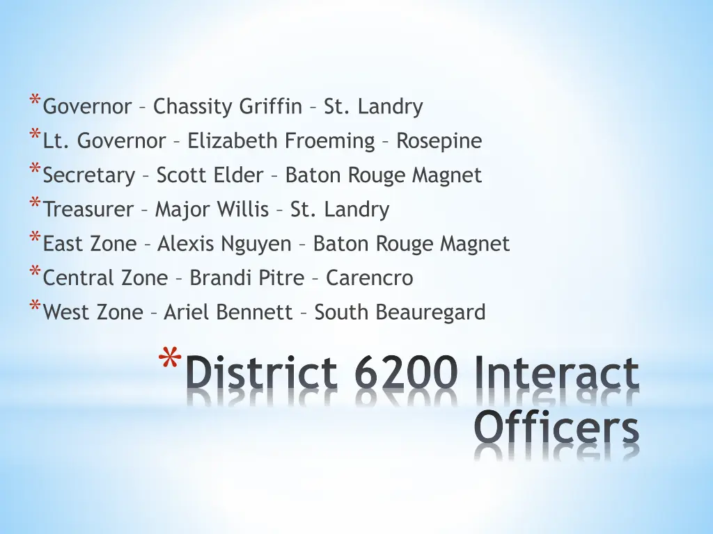 governor chassity griffin st landry lt governor