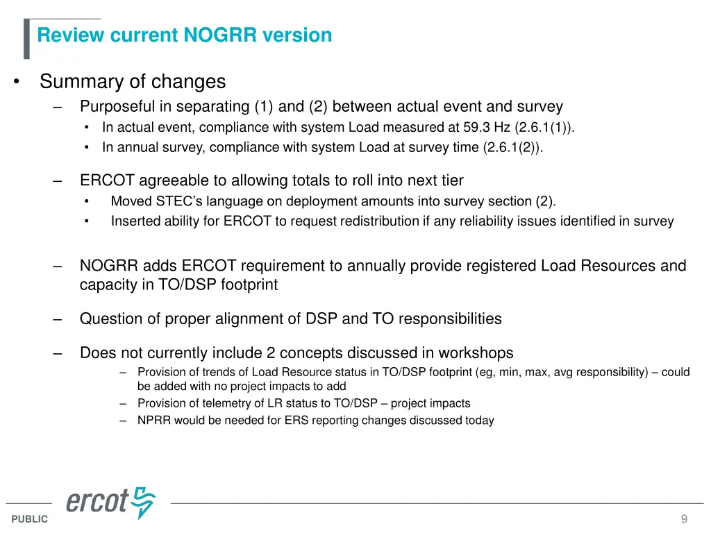 review current nogrr version