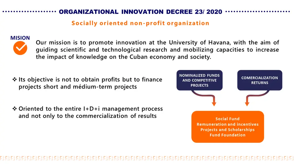 organizational innovation decree 23 2020