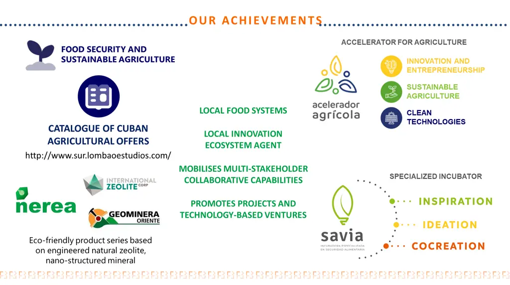 our achievements