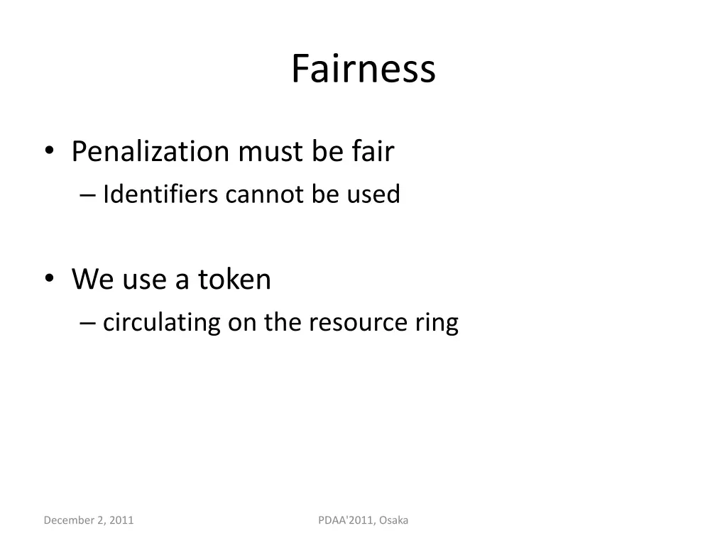 fairness
