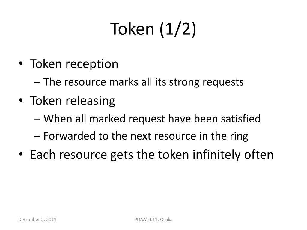 token 1 2