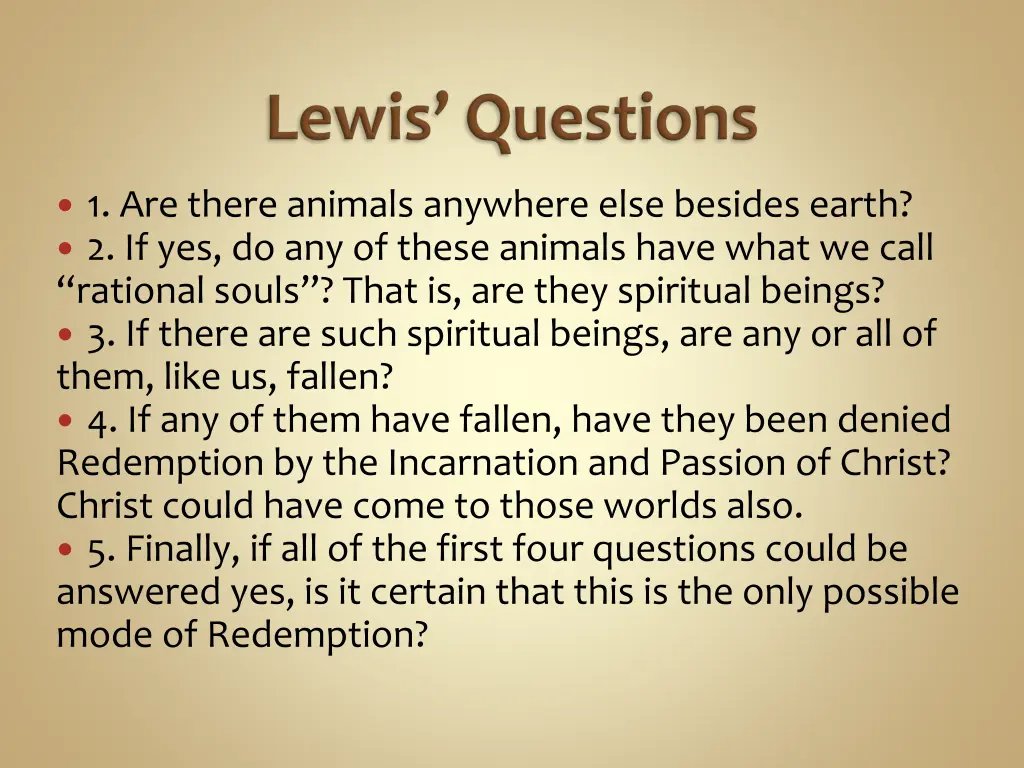 1 are there animals anywhere else besides earth