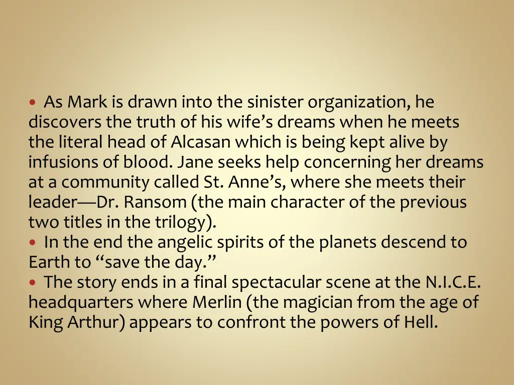 as mark is drawn into the sinister organization