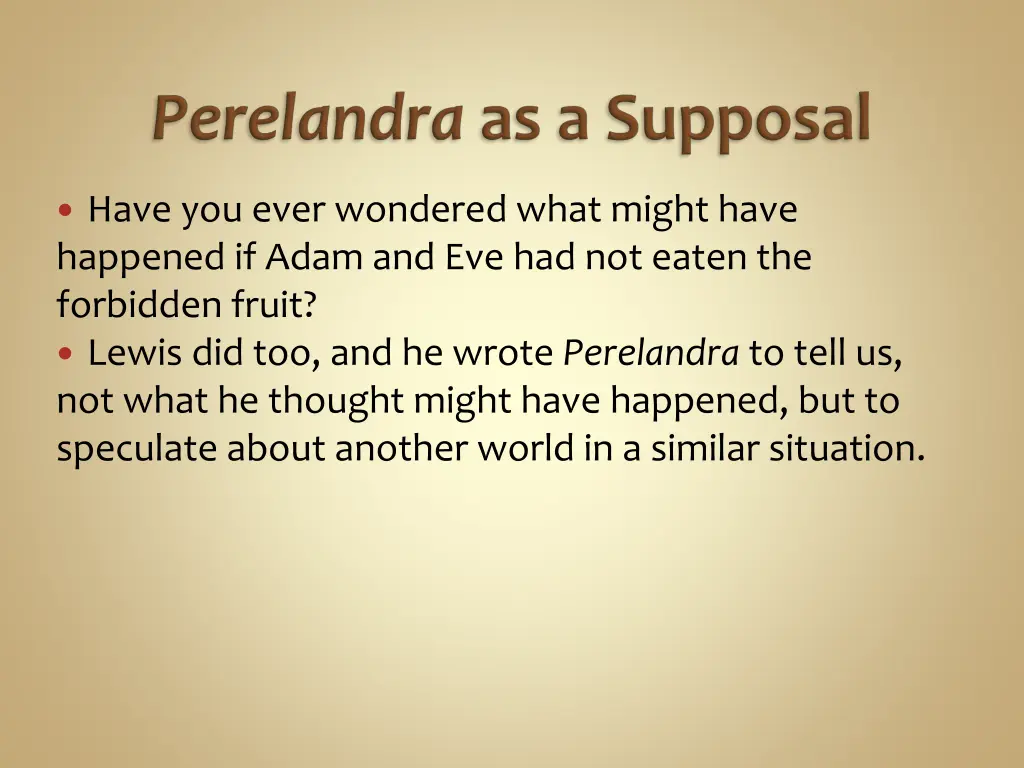 have you ever wondered what might have happened