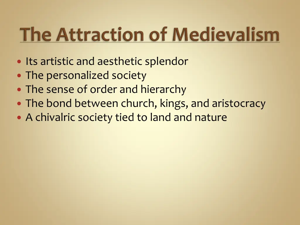 its artistic and aesthetic splendor