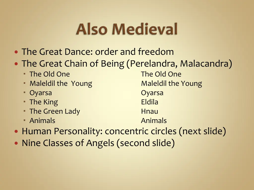 the great dance order and freedom the great chain