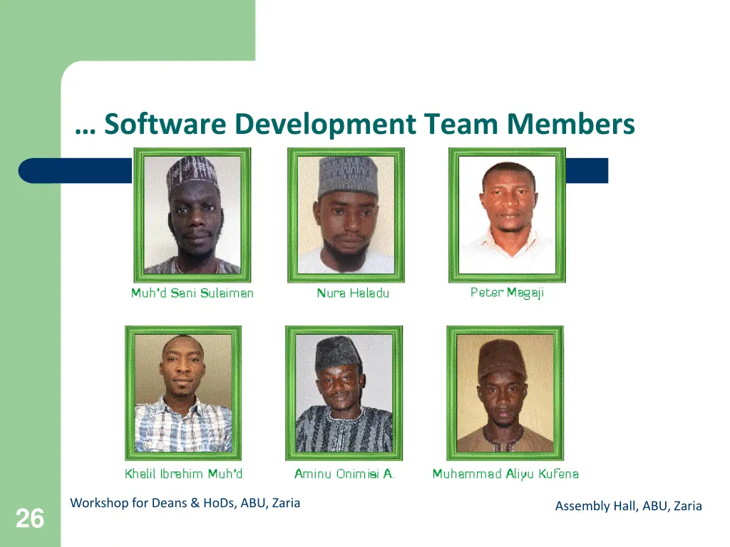 software development team members 3