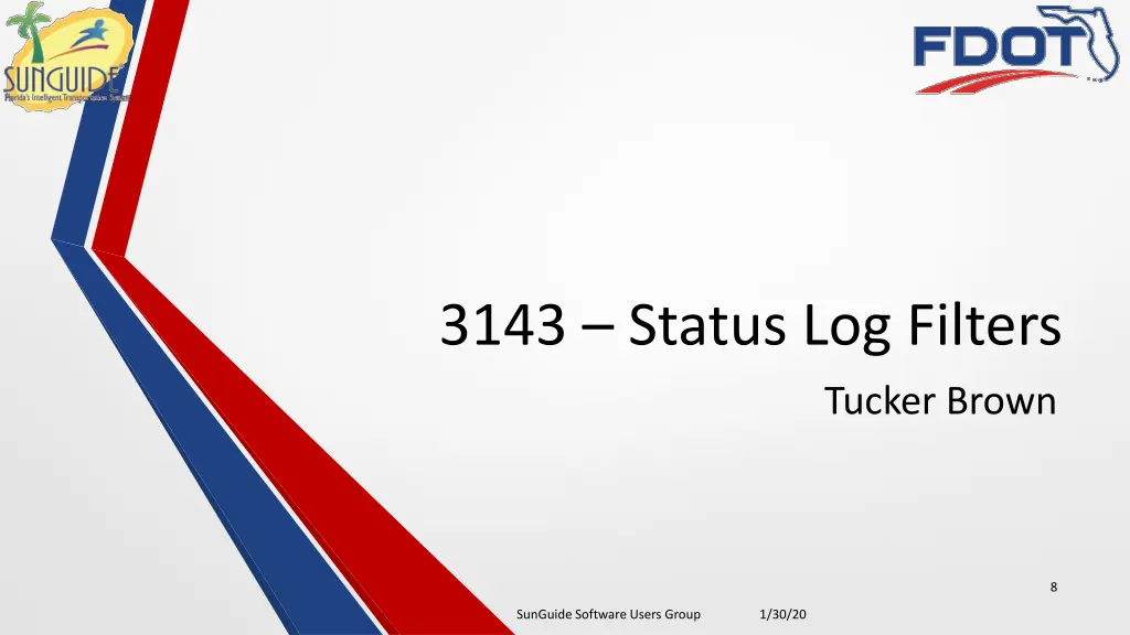 3143 status log filters