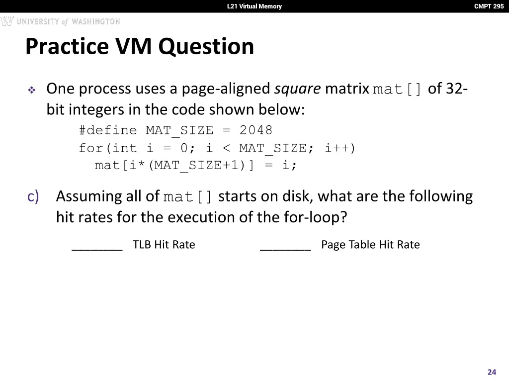 l21 virtual memory 23